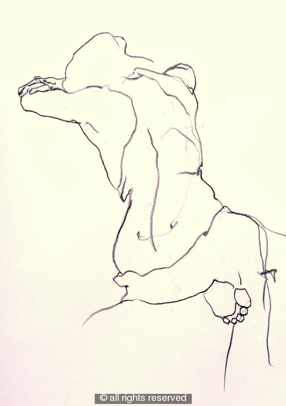 Resting Figure Arms Raised