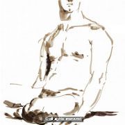 A4 size giclee print BD Male