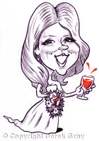 Bride Caricature