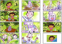 Dora the Explorer storyboard