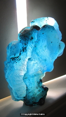 The Beginning and the End - shell vertebra blue copper oxide ... The Beginning and the End - shell vertebra blue copper oxide ...