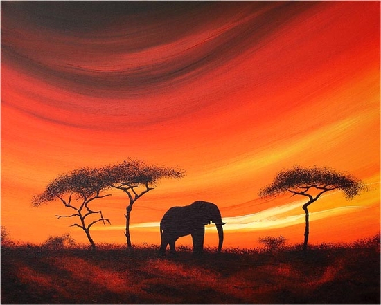 Savannah solitude (Sold)
