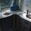 sink and fridge