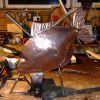 fabrication of copper fish mobile - early stages