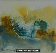 Surf race, churning sand, restless waves