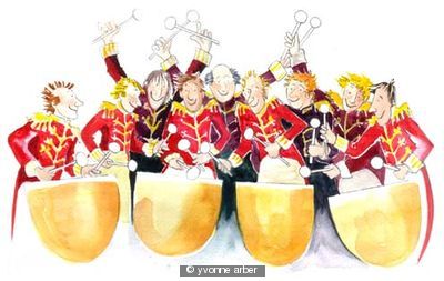 nine Drummers Drumming