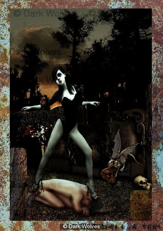 venus in black lace
