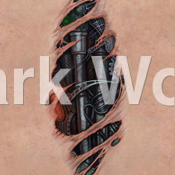 BioMech tattoo design