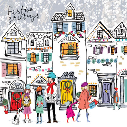 festive street