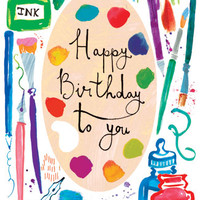 birthday art frame