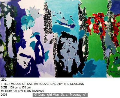 Moods of Kashmir goverened by seasons