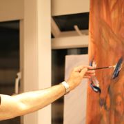 artist at work