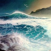 A storm at sea