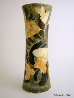 Large vase- Foliage design