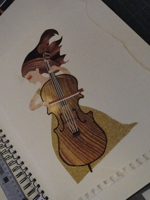 Girl playing cello