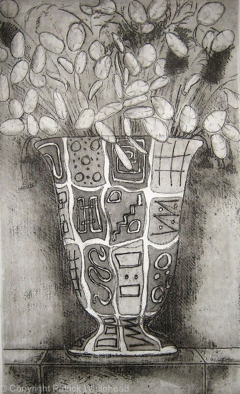 Fifties Vase with Honesty