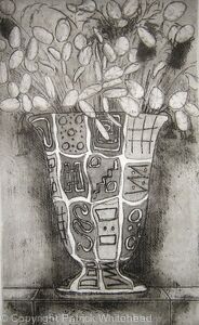 Fifties Vase with Honesty