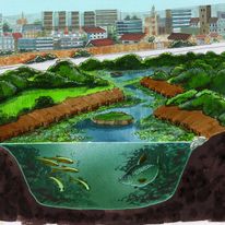 Degrading river
