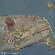 flowers on grey