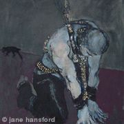 man in chains
