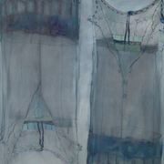transparent blue petticoat