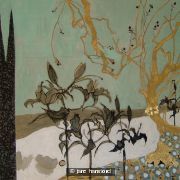 Black lily landscape