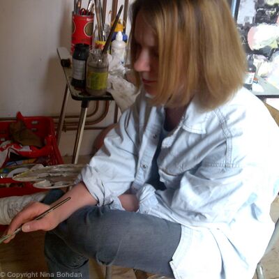 Nina Bohdan at work