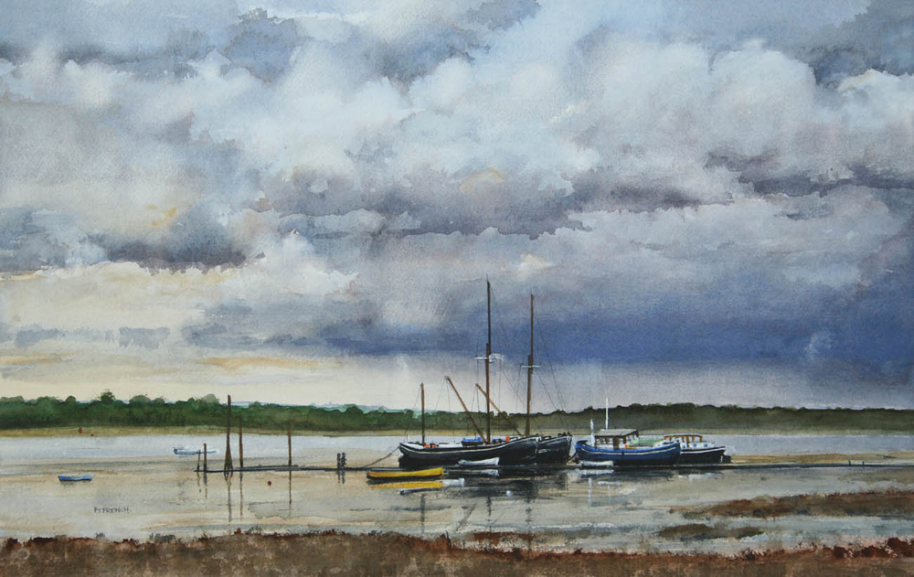 Pinmill, Suffolk, lowtide.