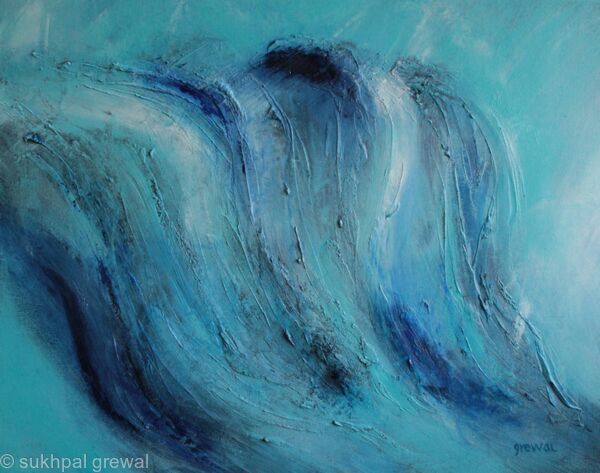 Blue Elemental wave