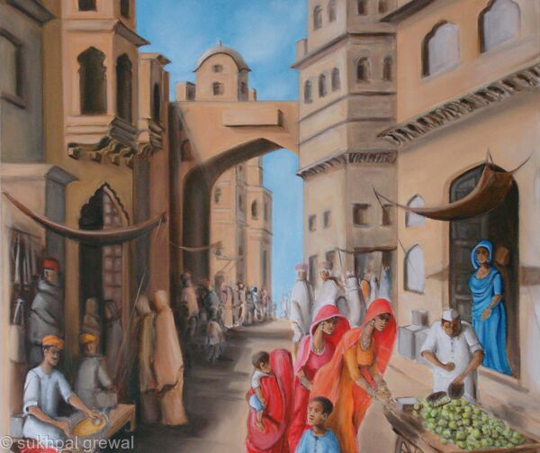 Bazaar at midday
