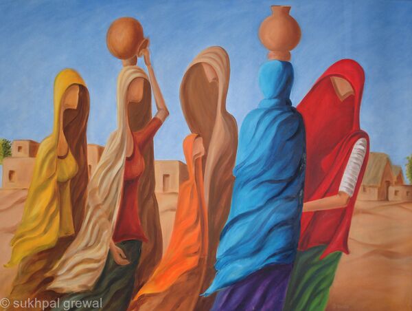 Thar Village girls