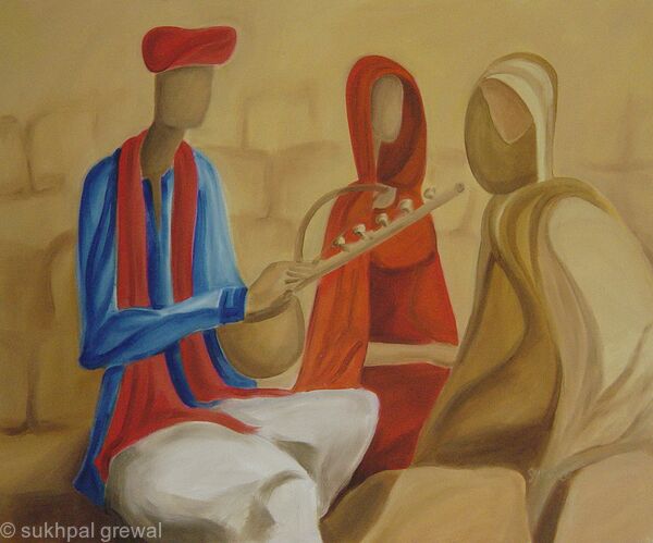 Musician with Women