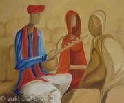 Musician with Women