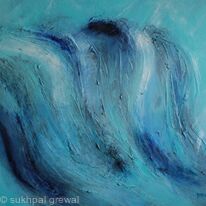 Blue Elemental wave