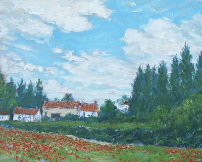 french poppy field
