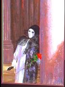 pierrot, three quarter length, venice carnival