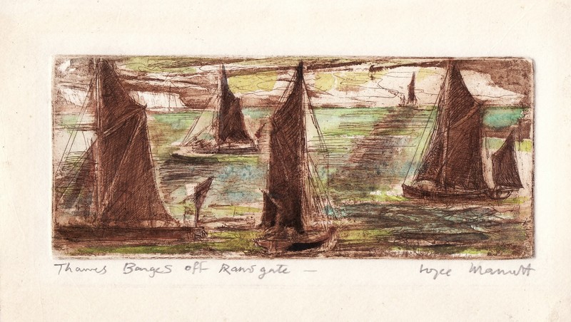 Thames Barges Off Ramsgate