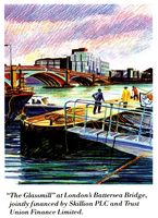 the glassmill, battersea bridge, london