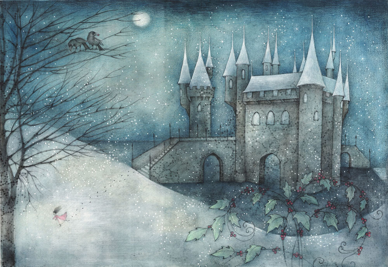 SnowWhite escapes from the witch