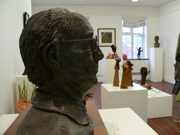 View of First Year Celebration Exhibition at The Drill Hall Horsham photographed by Una Hargrave