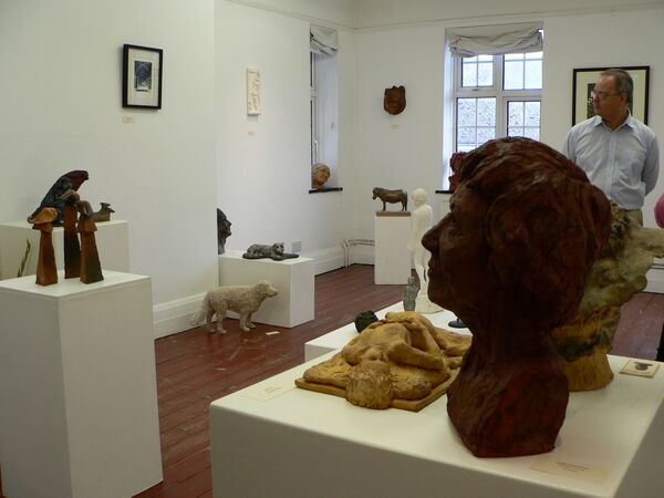 View of First Year Celebration Exhibition at The Drill Hall Horsham photographed by Una Hargrave