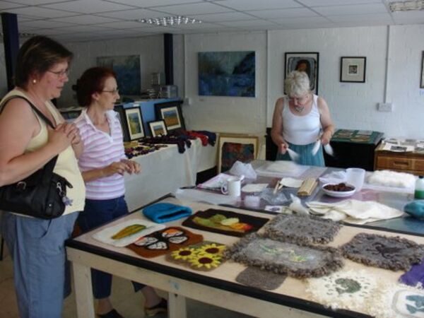Felt-making Workshop during the Open Studios