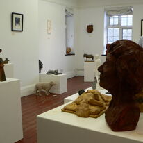 View of First Year Celebration Exhibition at The Drill Hall Horsham photographed by Una Hargrave