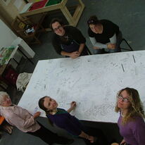 Drawing the Big Draw Monoprint