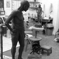 Standing figure by Lynette Merrick