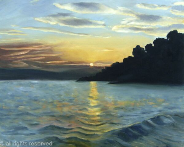 Sunset at the Bay