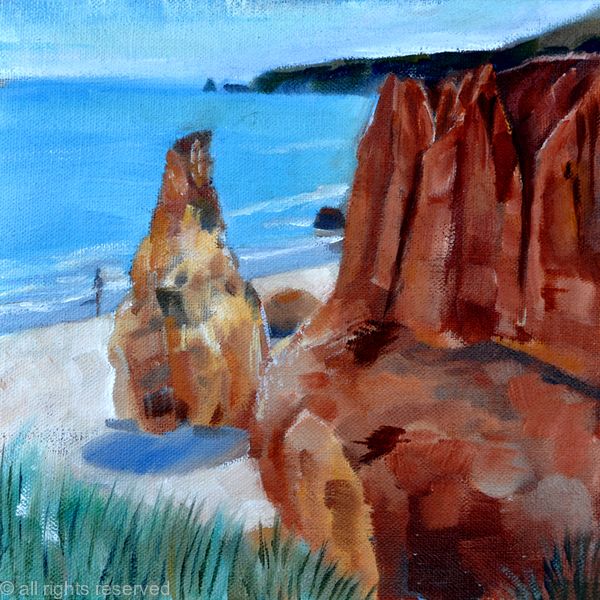 rocks on the beach