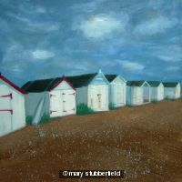 Beach huts in Cooden