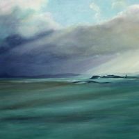 Bamburgh Castle from Holy Island