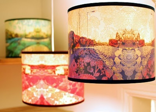 Handmade Lampshades with Original Designs by Kate Boyce (Pendant fittings)